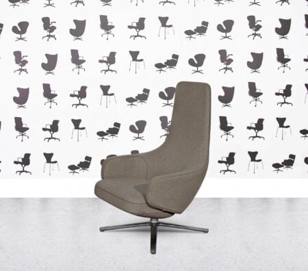 Refurbished Vitra Repos Lounge Chair - Cream Fabric