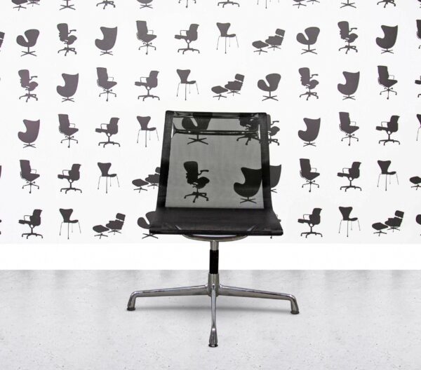Refurbished ICF Charles Eames EA106 - Chrome Frame - Black Mesh