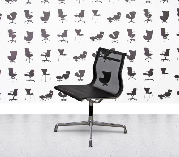 Refurbished ICF Charles Eames EA106 - Chrome Frame - Black Mesh