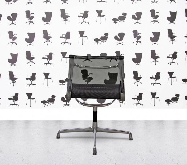 Refurbished ICF Charles Eames EA106 - Chrome Frame - Black Mesh