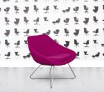 Refurbished Allermuir Open A642 - Wire Frame Base - Pink Fabric