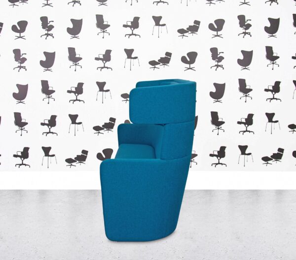 Refurbished Bene PARCS Wing Sofa - Baby Blue