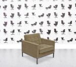 Refurbished Walter Knoll Florence Armchair - Latte Fabric