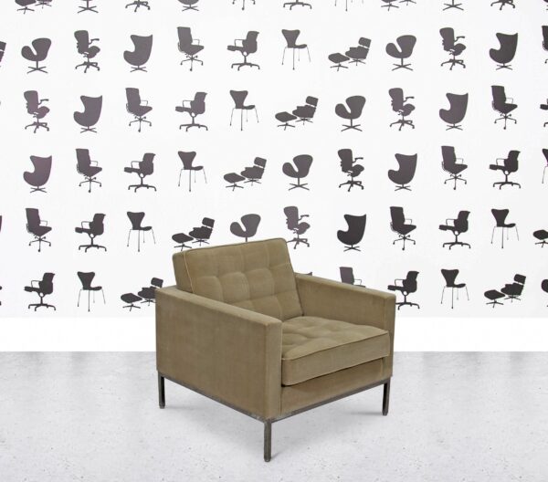 Refurbished Walter Knoll Florence Armchair - Latte Fabric