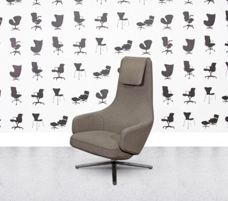 Refurbished Vitra Repos Lounge Chair - Cream Fabric