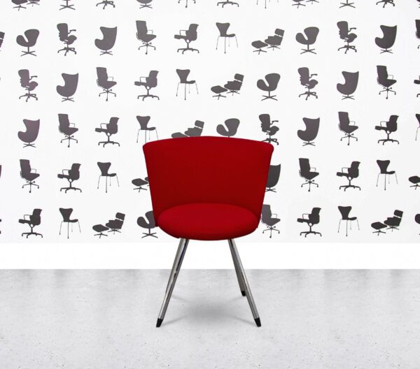 Refurbished Erik Jørgensen EJ11 - Cocktail Chair - Red