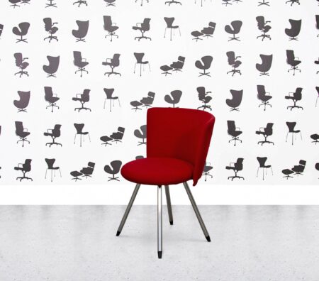 Refurbished Erik Jørgensen EJ11 - Cocktail Chair - Red