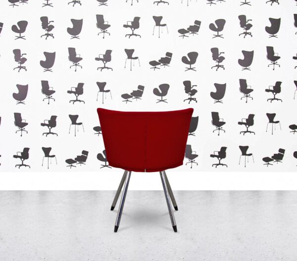 Refurbished Erik Jørgensen EJ11 - Cocktail Chair - Red