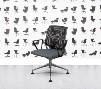 HOMEPAGE 2 Refurbished Vitra Meda Conference Chair - Black Mesh - Multi Colour - Paseo