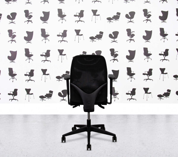 Refurbished Interstuhl Mesh Back Task Chair - Full Black