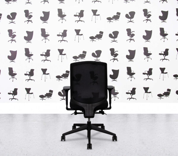Refurbished Senator Clipper Task Chair - Full Black
