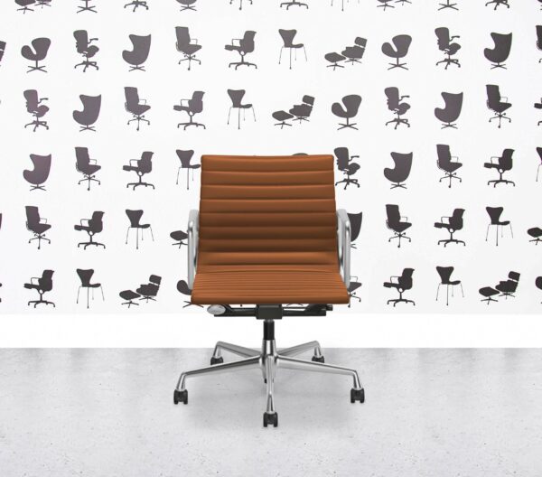 Refurbished Vitra EA117 - PolAluFrame - Cognac