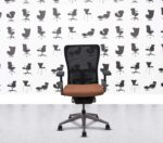 Refurbished Haworth Zody Desk Chair FULL SPEC - Painted Frame - 4D Arms - Multi Colour in Leather