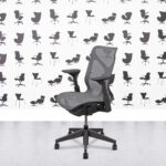 Refurbished Herman Miller Cosm Chair - Medium Back - Grey Mesh