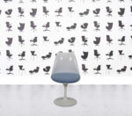 Refurbished Knoll Saarinen Tulip Side Chair - Aegean Fabric