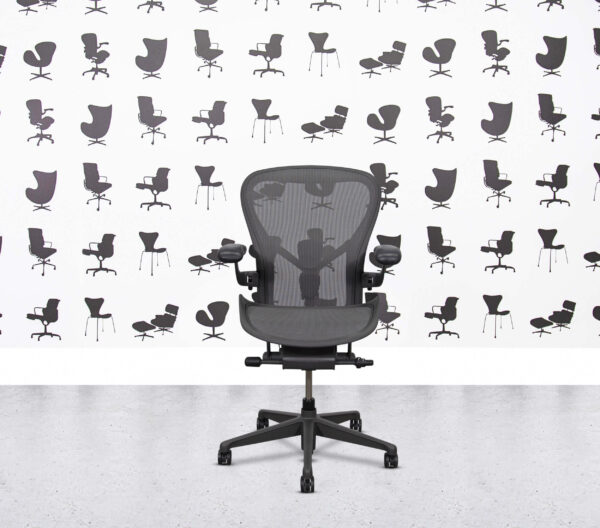 Refurbished Herman Miller Aeron Remastered - Size C - FULL SPEC - Graphite - Posture fit