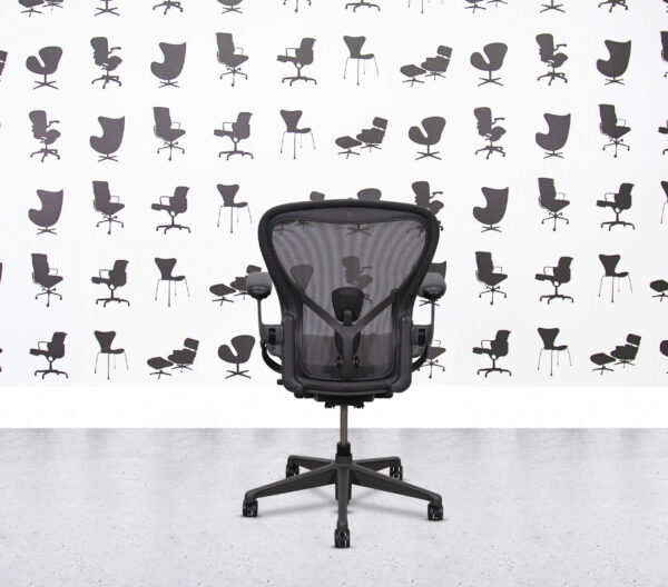 Refurbished Herman Miller Aeron Remastered - Size C - FULL SPEC - Graphite - Posture fit