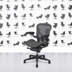 Refurbished Herman Miller Aeron Remastered - Size B - Full Spec - Graphite - Lumbar Support