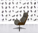 Refurbished Boss Design Kruze - High Back Swivel Lounge Chair - Almond Leather