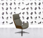 Refurbished Boss Design Kruze - High Back Swivel Lounge Chair - Almond Leather