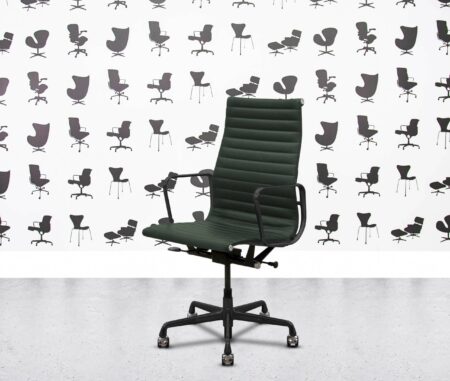 Refurbished Herman Miller Charles Eames EA337 - Black Frame - Vine Leather