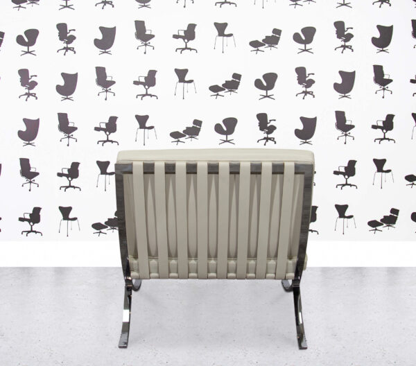 Refurbished Knoll Barcelona - Ivory Leather