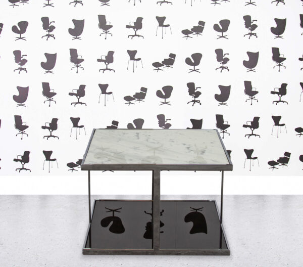 Refurbished Minotti Square Table - Marble Top