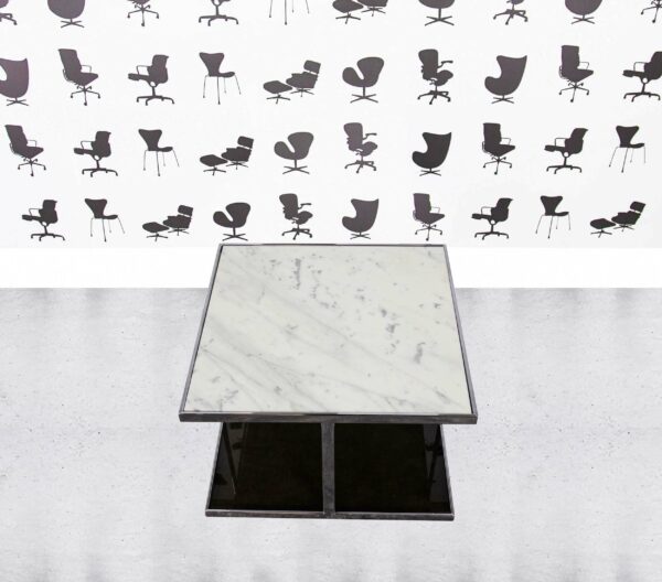 Refurbished Minotti Square Table - Marble Top