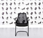 Refurbished Herman Miller Sayl Side Chair - Sled Base - Black