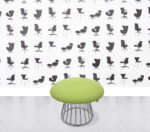 Refurbished Boss Design Magic Stool - Apple Fabric
