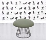 Refurbished Boss Design Magic Stool - Spanish Green Fabric