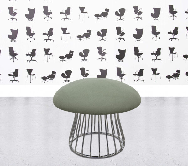 Refurbished Boss Design Magic Stool - Spanish Green Fabric