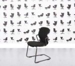 Refurbished Herman Miller Keyn Cantilever Chair - No Armrests - Black