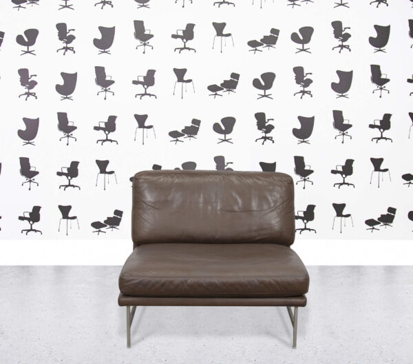 Refurbished fritz hansen lissoni Single Seater - Chocolate Leather