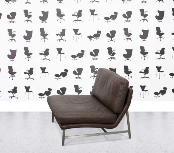 Refurbished fritz hansen lissoni Single Seater - Chocolate Leather
