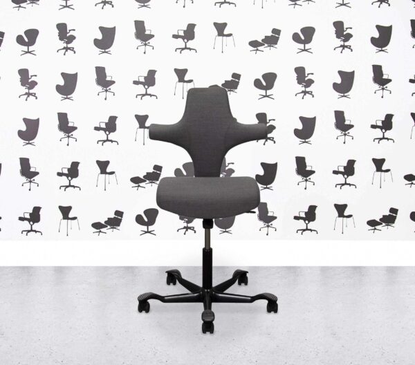 Refurbished HAG Capisco 8126 Flat Seat - Grey Fabric