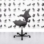 Refurbished HAG Capisco 8126 Flat Seat - Grey Fabric