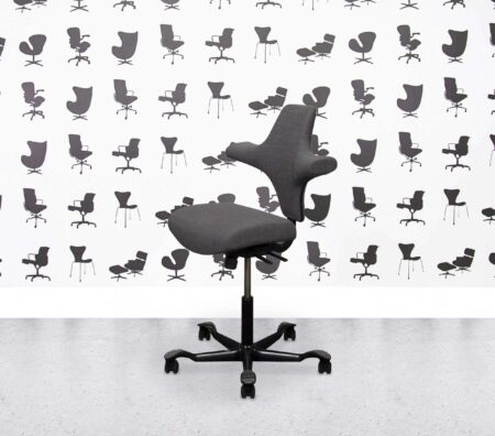 Refurbished HAG Capisco 8126 Flat Seat - Grey Fabric