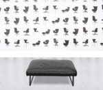 Refurbished Cassina 8 Ottoman - Black Leather
