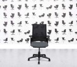 Refurbished Ahrend 2020 Extra Verta - Black Frame - No Tilt Lock - Paseo