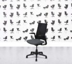 Refurbished Ahrend 2020 Extra Verta - Black Frame - No Tilt Lock - Paseo
