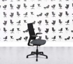 Refurbished Ahrend 2020 Extra Verta - Black Frame - No Tilt Lock - Paseo