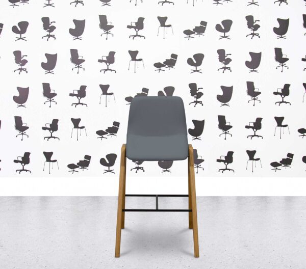 Refurbished Naughtone Viv Wood Stool - Paseo
