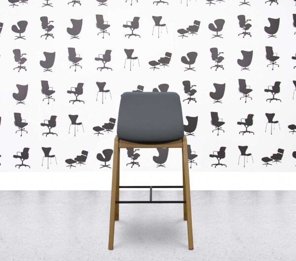 Refurbished Naughtone Viv Wood Stool - Paseo