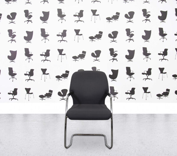 Refurbished Boss Design Key Meeting Chair - Grey
