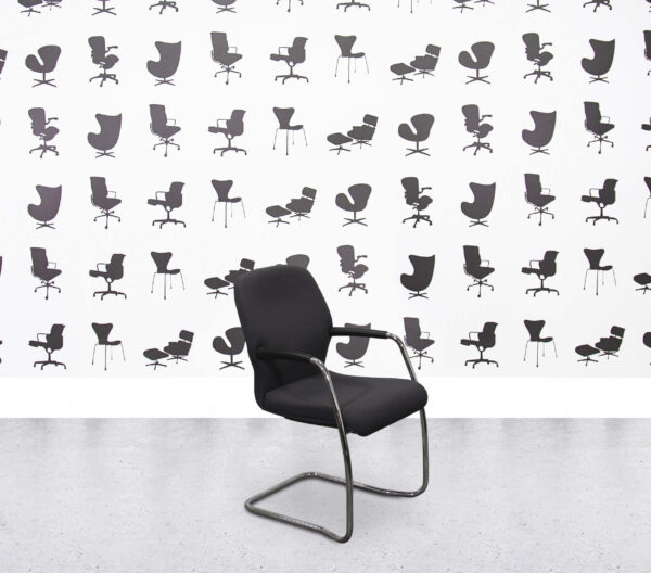 Refurbished Boss Design Key Meeting Chair - Grey