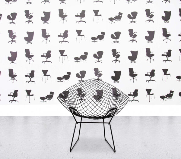 Refurbished Knoll Bertoia Diamond Chair - No Seat Cushion