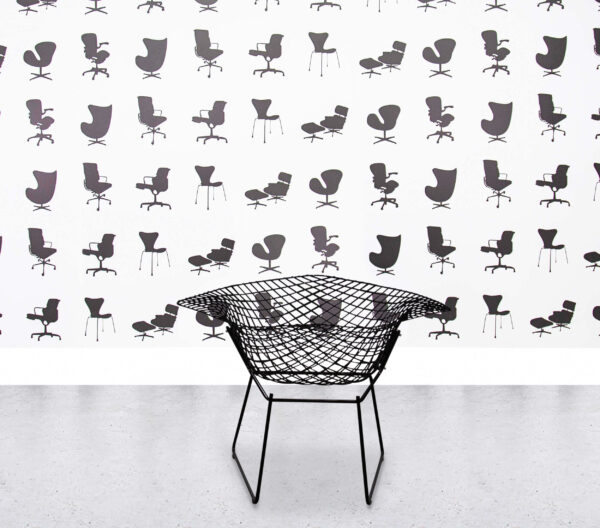Refurbished Knoll Bertoia Diamond Chair - No Seat Cushion