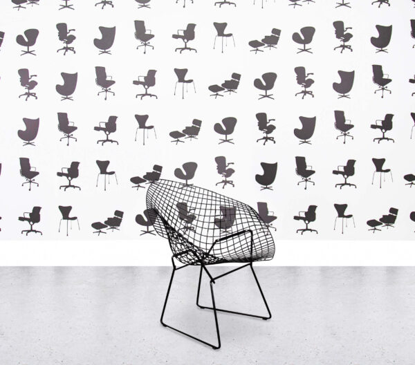 Refurbished Knoll Bertoia Diamond Chair - No Seat Cushion