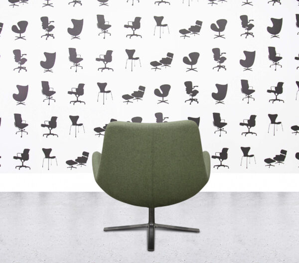 Refurbished Orangebox Avi Upholstered Swivel Chair - Apple